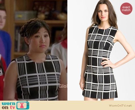 Glee Fashion: Rachel Roy plaid mini dress worn by Tina Cohen-Chang