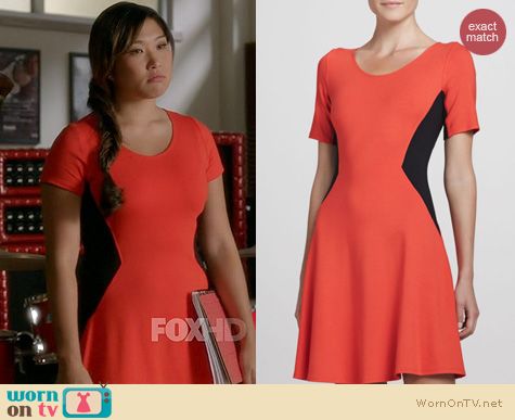 Glee Fashion: Theory Filopa Dress worn by Jenna Ushkowitz