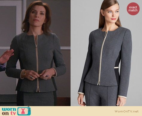 The Good Wife Fashion: Basler Color Block Blazer worn by Alicia Florrick