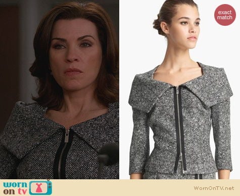 The Good Wife Fashion: Michael Kors Origami Jacket worn by Alicia Florrick