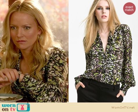 Goodwin Games Fashion: Rachel Zoe Dean blouse worn by Becki Newton