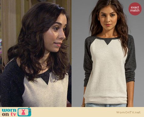 Graham & Spencer Brushed Sweatshirt worn by Cristin Milioti on HIMYM