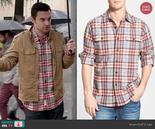 Grayers Heritage Plaid Flannel Shirt worn by Jake Johnson on New Girl