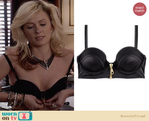 H&M Super Pushup Zip Bra worn by Lindsey Gort on The Carrie Diaries