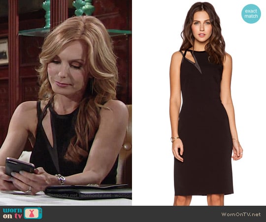 Halston Heritage Asymmetric Cutout Dress worn by Lauren Fenmore (Tracey Bregman) on The Young and the Restless