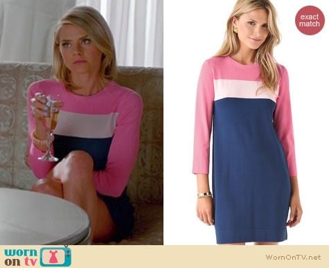 Happy Endings Fashion: Diane von Furstenberg Aina dress worn by Eliza Coupe