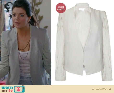 Happy Endings Fashion: Helmut Lang jacket worn by Casey Wilson