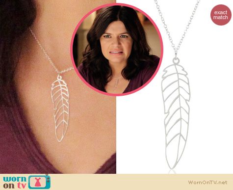 Happy Endings Fashion: Kris Nations Pluma necklace worn by Casey Wilson