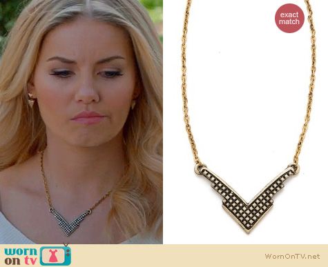 Happy Endings Fashion: Fortunes Fool Necklace by Vanessa Mooney worn by Elisha Cuthbert