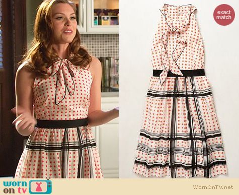 Hart of Dixie Fashion: Anthropologie Dotted Dress in the Archival Collection worn by Kaitlyn Black