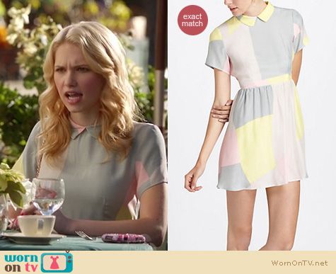 Hart of Dixie Fashion: Dusen Dusen maps print dress from Anthropologie worn by Claudia Lee