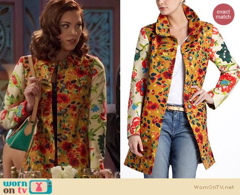 Hart of Dixie Fashion: Anthropologie Leopardlilly coat worn by Kaitlyn Black