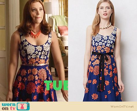 Hart of Dixie Fashion: Anthropologie Shade Garden Dress worn by Kaitlyn Black