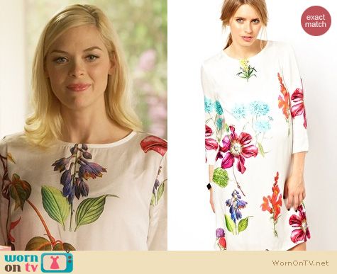 Hart of Dixie Fashion: ASOS Shift Dress in Botanical Print worn by Jaime King