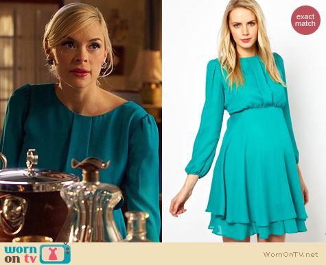 Hart of Dixie Style: Asos Double Layer Dress with Long Sleeves worn by Jaime King