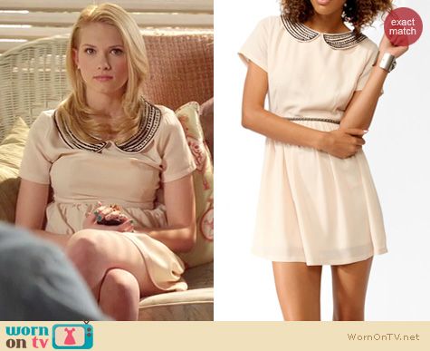 Hart of Dixie Fashion: Forever 21 Beaded collar dress worn by Claudia Lee