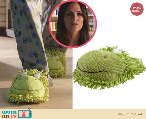 Hart of Dixie Fashion: Fuzzy Friends Frog Slippers worn by Rachel Bilson