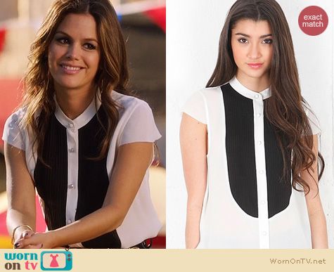 Hart of Dixie Fashion: Haute Hippie Pleated bib blouse worn by Rachel Bilson