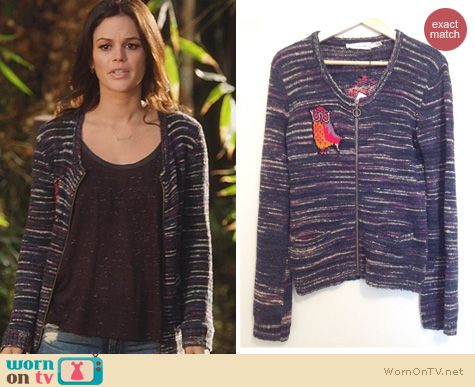 Hart of Dixie Fashion: Isabel Marant Sienne Owl cardigan worn by Rachel Bilson