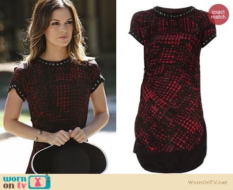 Hart of Dixie Fashion: Isabel Marant Trash Rouge printed dress worn by Rachel Bilson