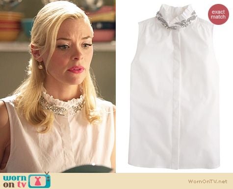 Hart of Dixie Fashion: J. Crew Tilda Rhinestone Top worn by Jaime King