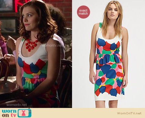 Hart of Dixie Fashion: Marc by Marc Jacobs supernova blossom dress worn by Annabeth