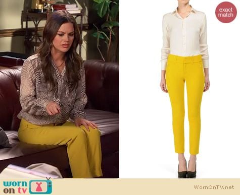 Hart of Dixie Fashion: Rag & Bone New Malin pant worn by Rachel Bilson