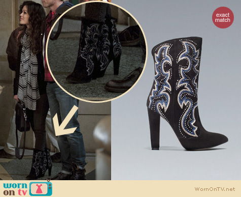 Hart of Dixie Fashion: Zara cowboy boots worn by Rachel Bilson