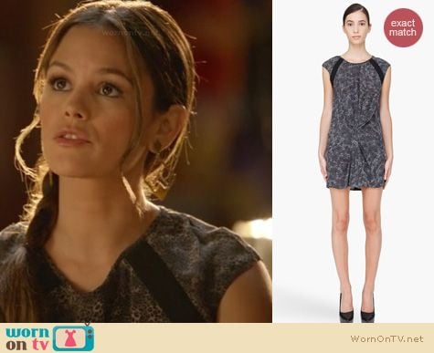 Hart of Dixie Fashion: IRO Jane leopard dress worn by Rachel Bilson