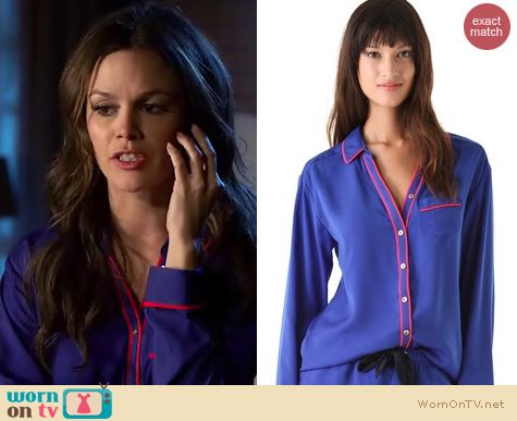 Hart of Dixie Fashion: Juicy Couture Poly Charm pajamas worn by Rachel Bilson