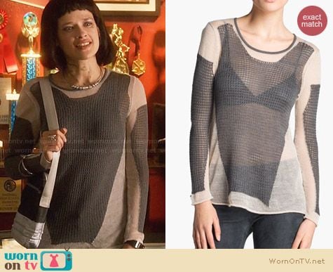 Helmut Lang Modern Lace Sweater worn by Brina Palencia on Star Crossed