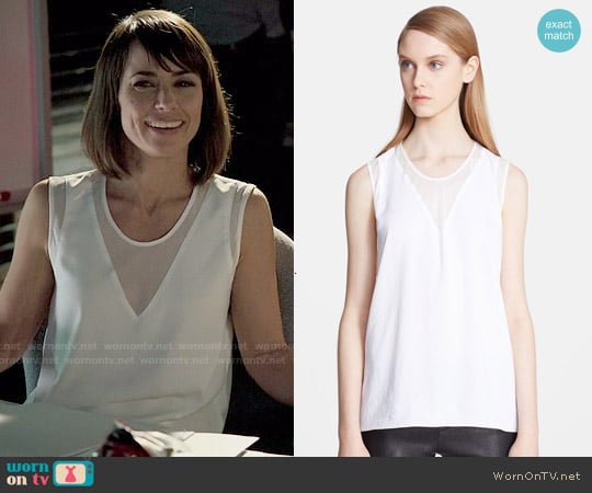 Helmut Lang Nexa Mesh Triangle Top worn by Quinn King (Constance Zimmer) on UnReal