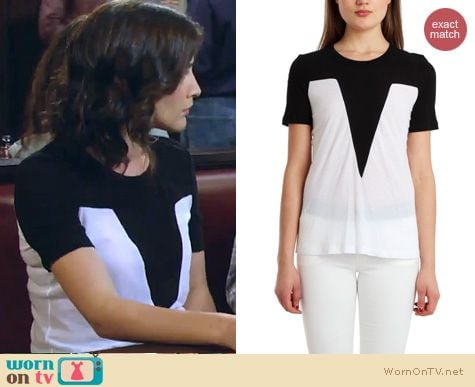 HIMYM Fashion: A.L.C. Lawton tee worn by Cobie Smulders