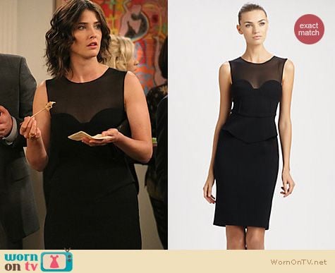 How I Met Your Mother Fashion: Emilio Pucci sweetheart peplum dress worn by Cobie Smulders