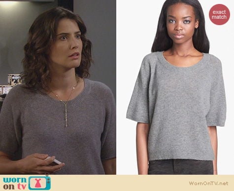 HIMYM Fashion: Enza Costa Cashmere top worn by Cobie Smulders