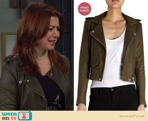 How I Met Your Mother Fashion: IRO Ashville jacket worn by Alyson Hannigan