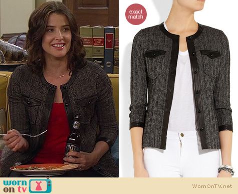 How I Met Your Mother Fashion: Isabel Marant Kailey jacket worn by Cobie Smulders