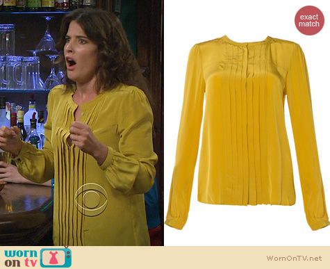 Fashion of HIMYM: Isabel Marant Sandord Blouse in Amber worn by Cobie Smulders