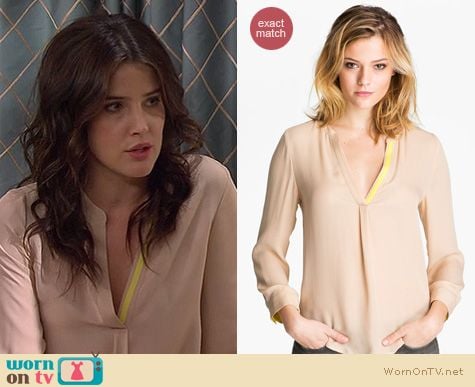 How I Met Your Mother Fashion: Joie Peterson blouse worn by Cobie Smulders