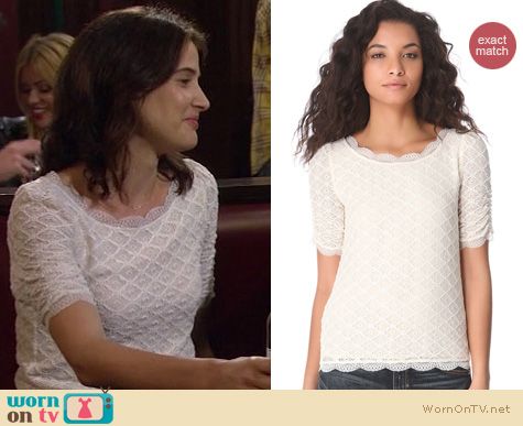 How I Met Your Mother Fashion: Joie Tullia top worn by Cobie Smulders