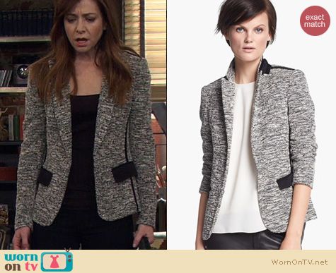 HIMYM Fashion: Rag & Bone Aviator Blazer worn by Alyson Hannigan