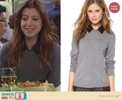 HIMYM Fashion: Rag & Bone Kayla Sweater worn by Alyson Hannigan