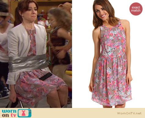 HIMYM Fashion: Rebecca Taylor Tropical Demi Femme Dress worn by Alyson Hannigan