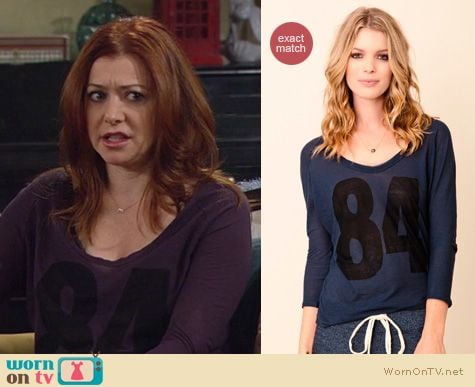 How I Met Your Mother Fashion: Sundry 84 shirt worn by Alyson Hannigan