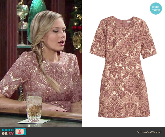 H&M Brocade Dress worn by Abby Newman (Melissa Ordway) on The Young and the Restless