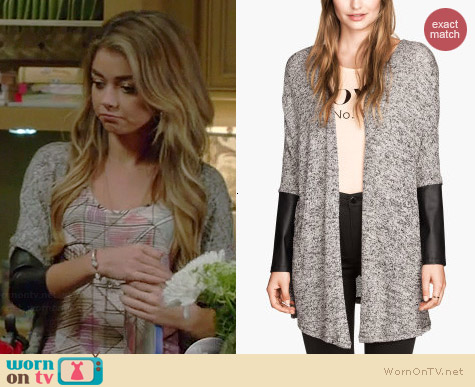 H&M Fine Knit Cardigan worn by Sarah Hyland on Modern Family