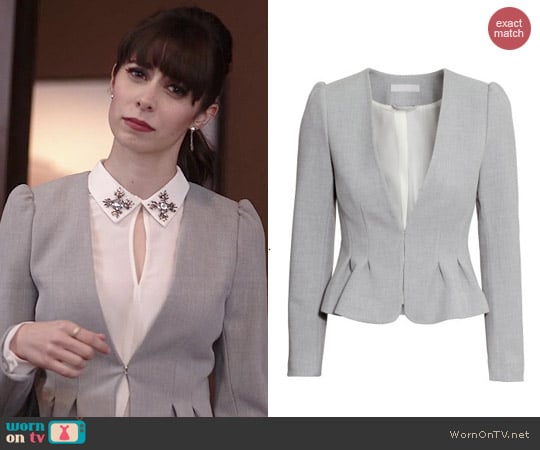 H&M Fitted Jacket worn by Cristin Milioti on A to Z