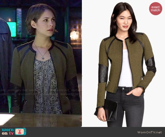 H&M Fitted Jacket worn by Thea Queen (Willa Holland) on Arrow