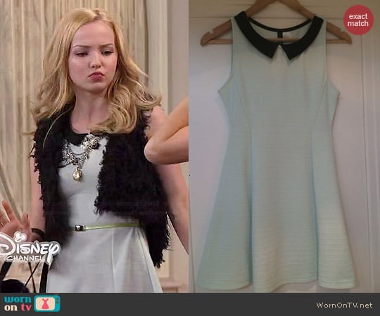 H&M Mint Collared Dress worn by Liv Rooney (Dove Cameron) on Liv and Maddie