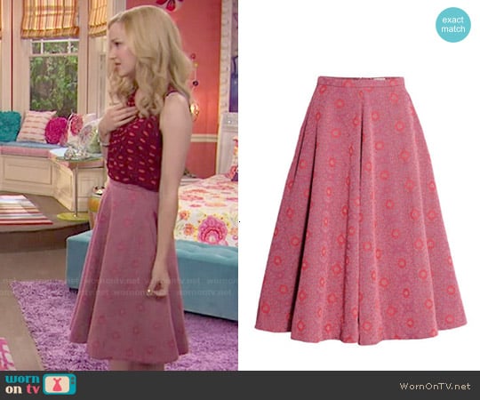 H&M Pink Circle Skirt worn by Liv Rooney (Dove Cameron) on Liv and Maddie